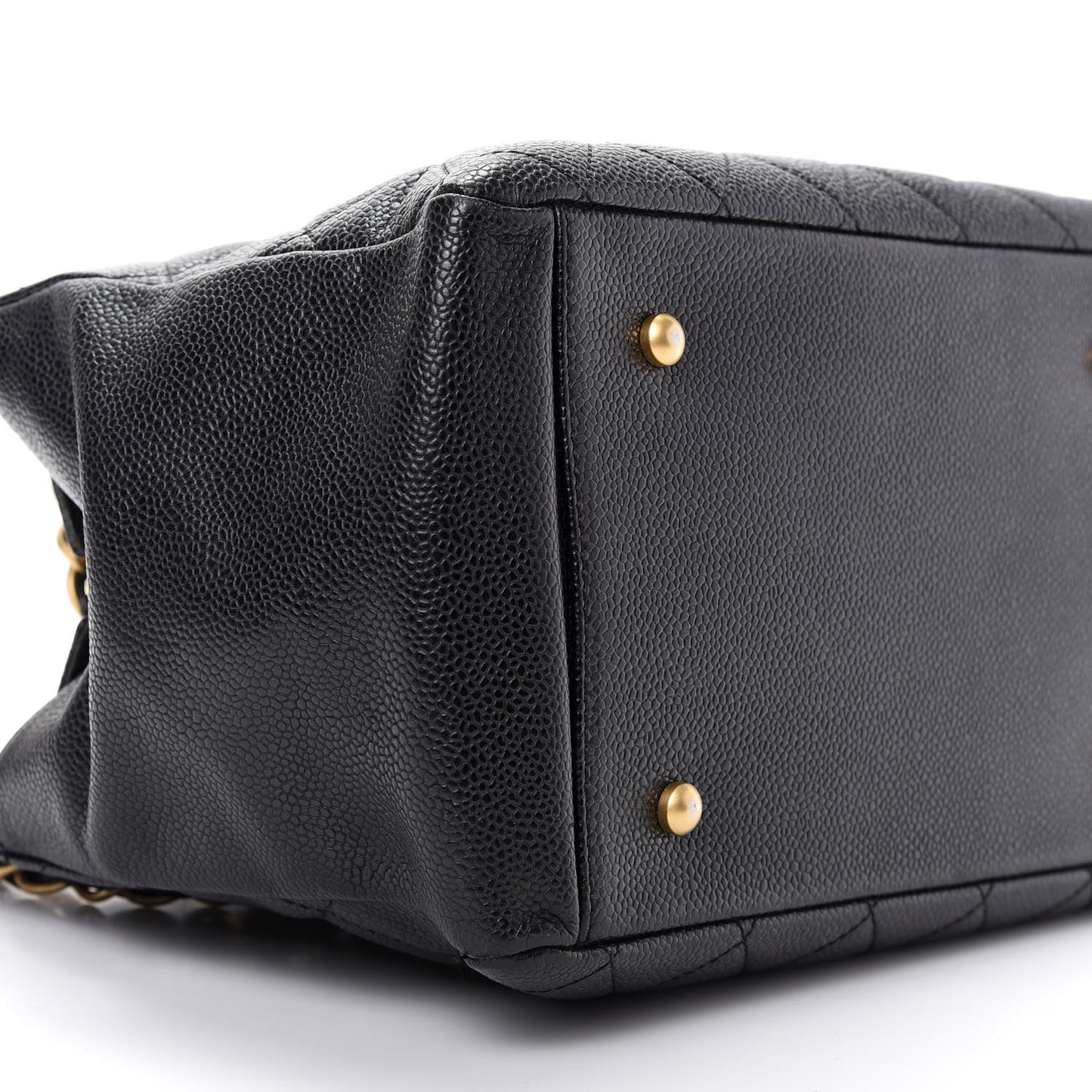 Caviar Quilted Petit Timeless Tote PTT Black