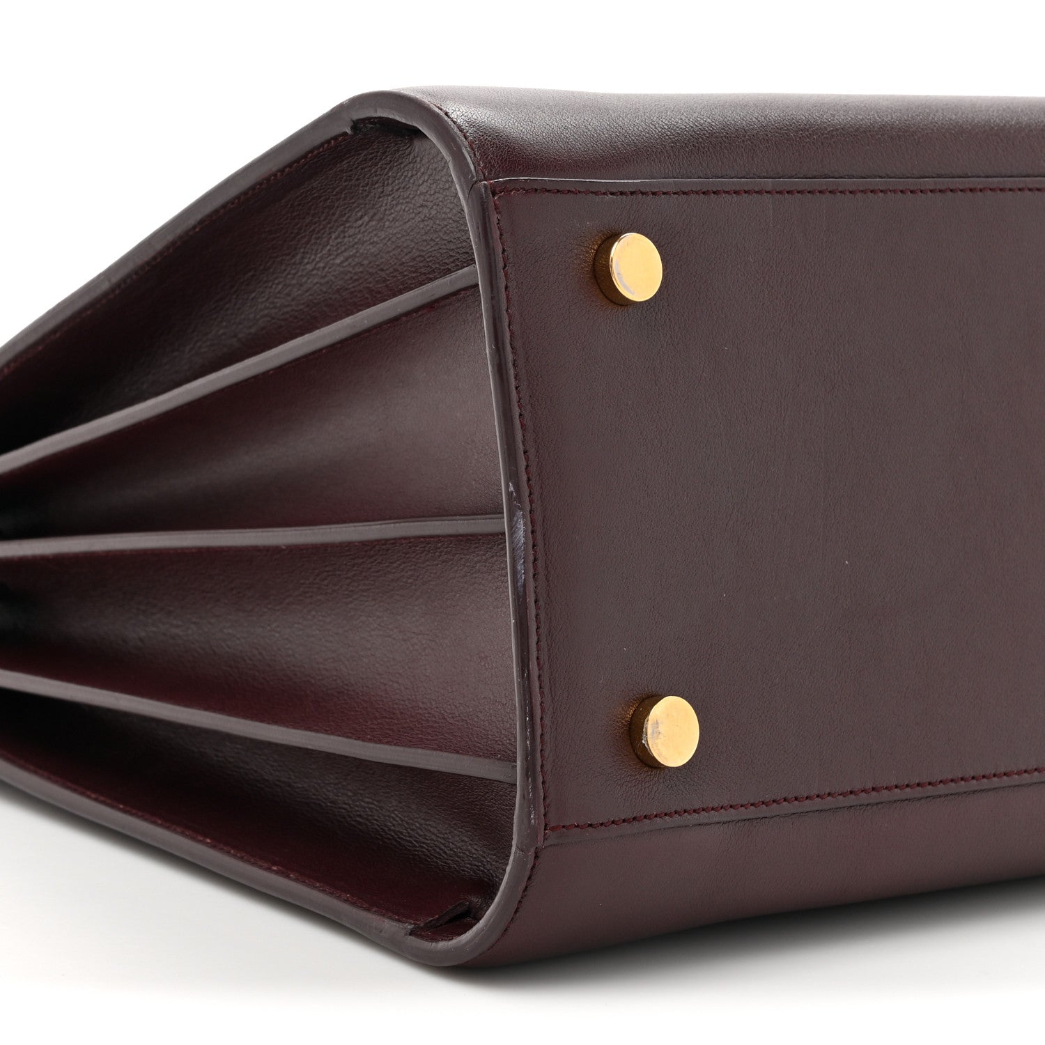 Saint Laurent Calfskin Small Sac De Jour Bordeaux 12 of 19