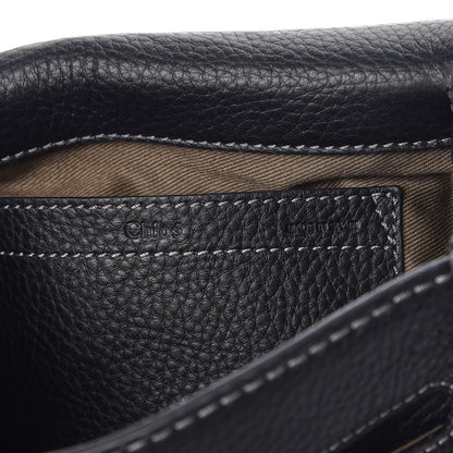 Chloe Calfskin Mini Marcie Round Crossbody Bag Black 6 of 6