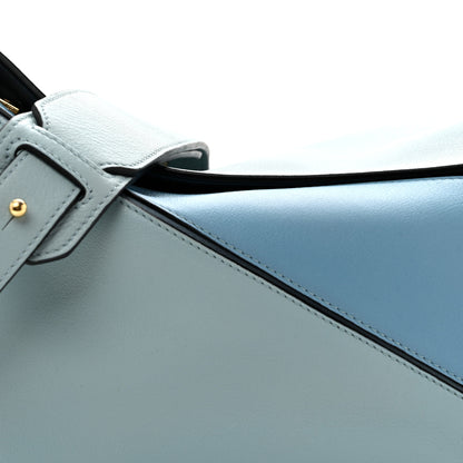 Loewe Calfskin Medium Puzzle Bag Aqua Light Blue Stone Blue 15 of 23