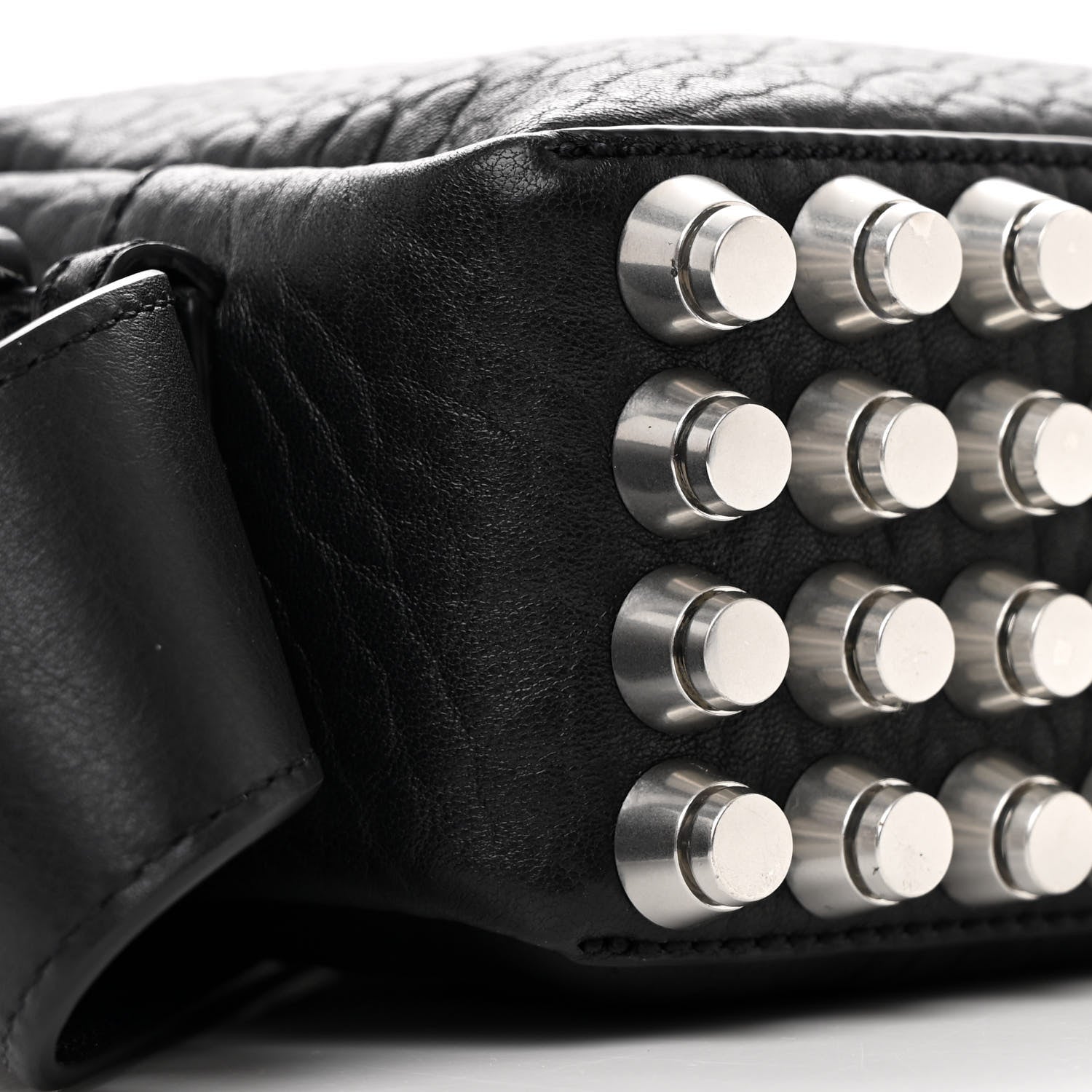 Alexander Wang Pebbled Lambskin Small Ricco Shoulder Bag Black 9 of 10