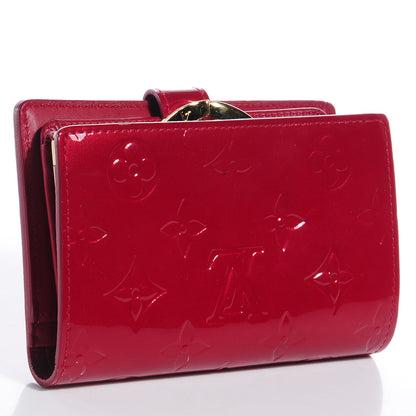 Louis Vuitton Vernis French Purse Wallet Pomme D'Amour 3 of 8
