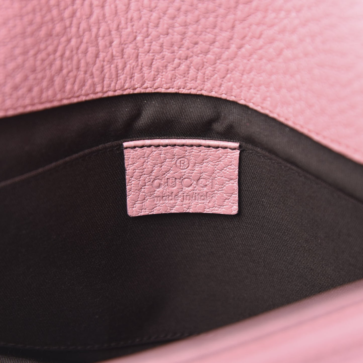 Pebbled Calfskin Bamboo Chain Bag Pink