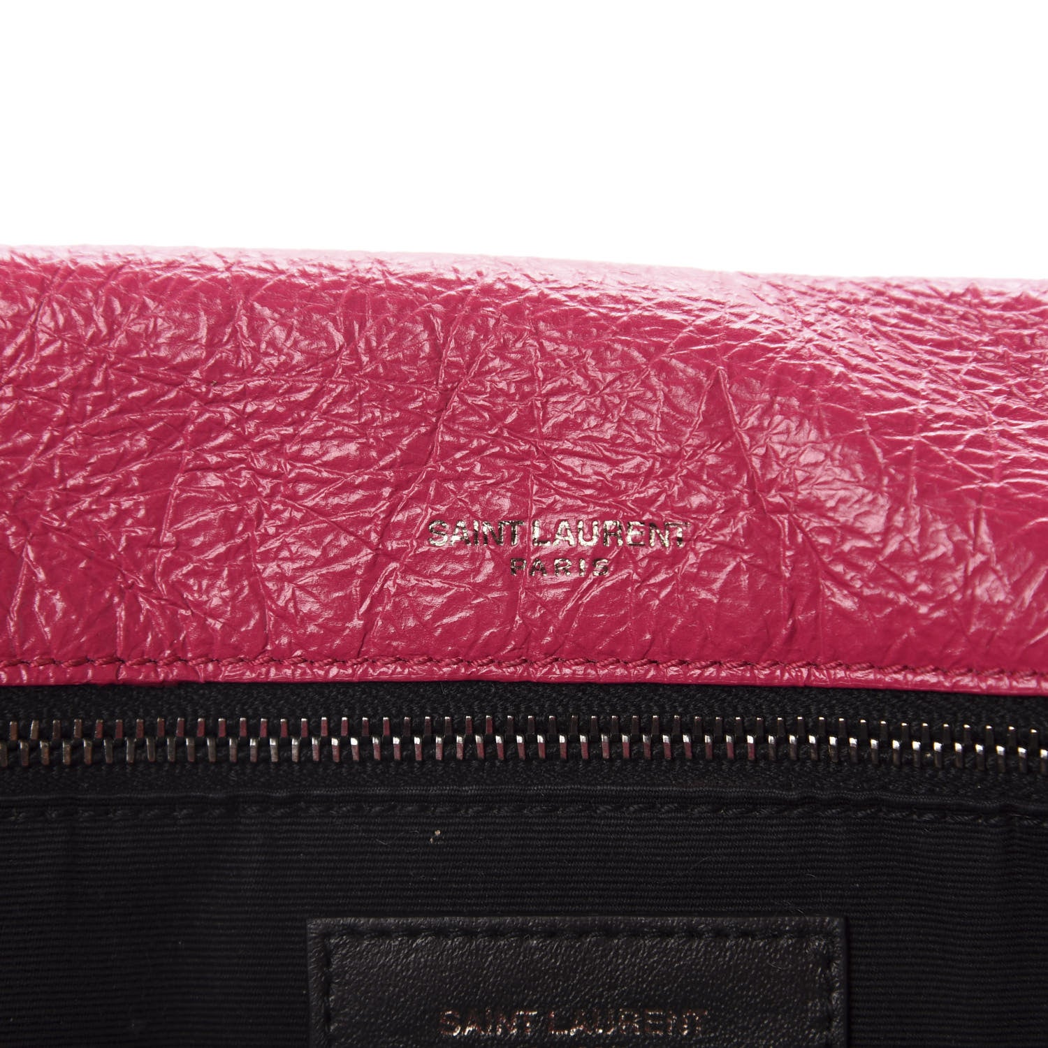 Saint Laurent Crinkled Calfskin Matelasse Monogram Medium Niki Chain Satchel Freesia 10 of 21