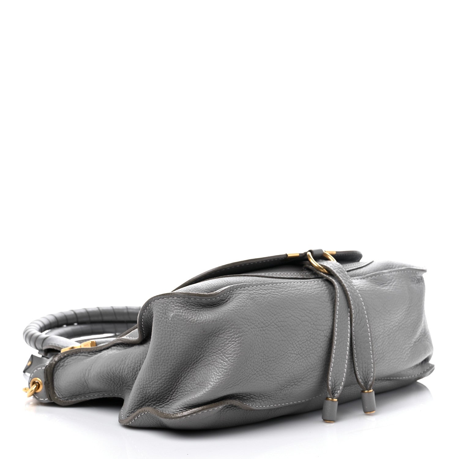 Chloe Calfskin Medium Marcie Satchel Cashmere Grey 4 of 13
