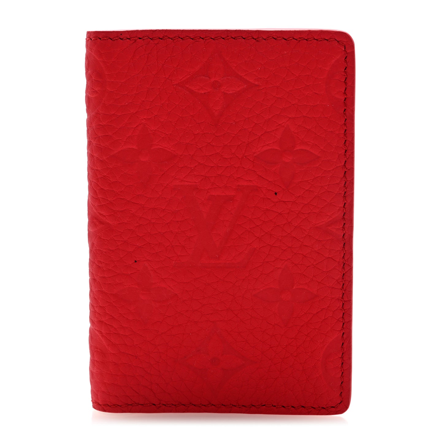 Taurillon Monogram Pocket Organizer Red
