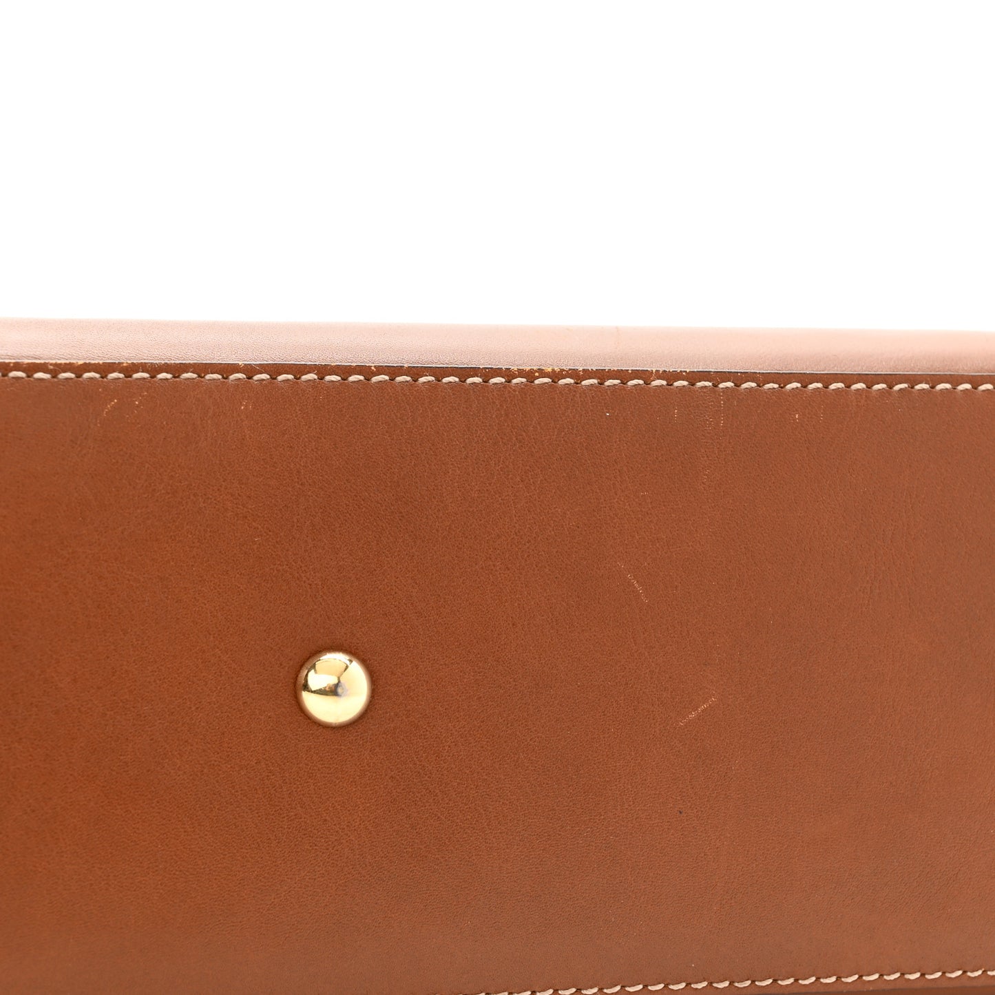 Calfskin Medium Padlock Signature Top Handle Bag Cuir