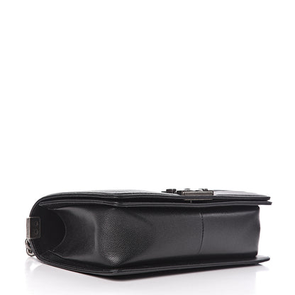 Chanel Caviar Quilted Medium Boy Flap Black 4 of 13