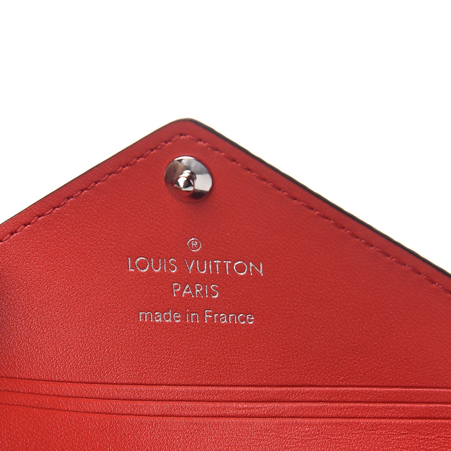 Monogram Escale Small Kirigami Pochette Insert Red