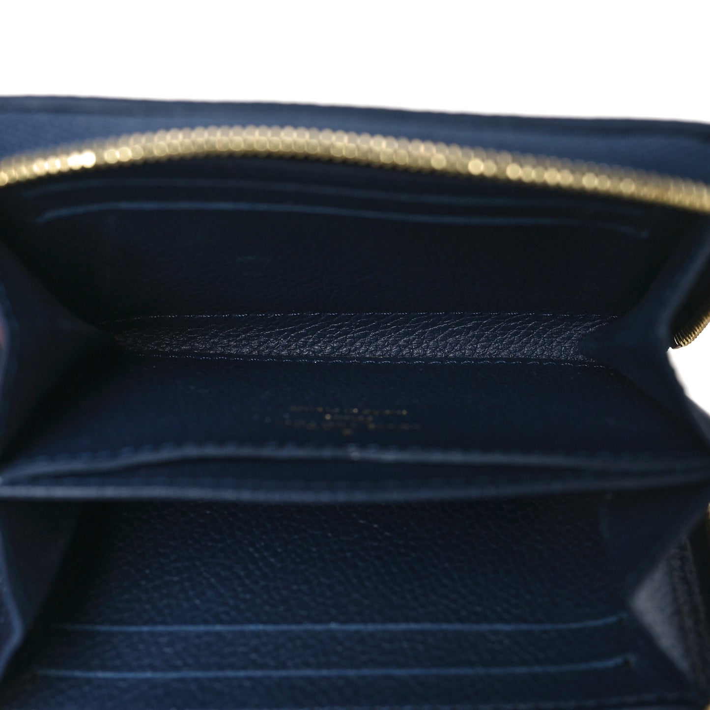 Empreinte Monogram Giant Zippy Coin Purse Navy Creme