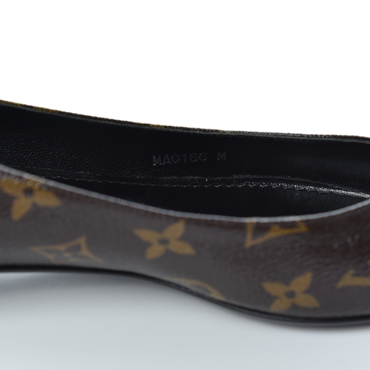 Patent Monogram Fetish Ballerina Flats 37.5