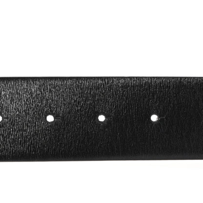 Valentino Garavani Glossy Calfskin 40mm VLogo Reversible Belt 75 30 Black Rouge Pur 3 of 10