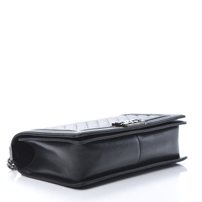 Chanel Calfskin Quilted New Medium Boy Flap Black 4 of 16