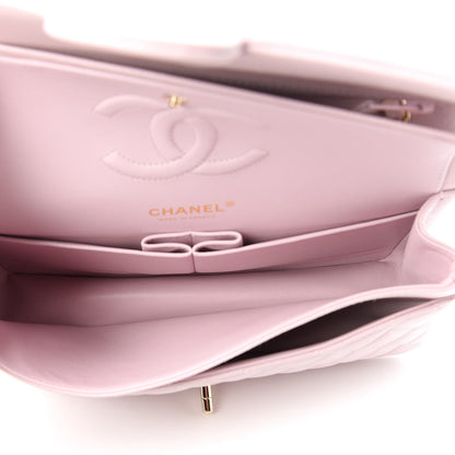 Chanel Caviar Quilted Medium Double Flap Light Pink 5 of 11