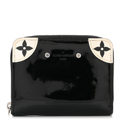 Louis Vuitton Patent Miroir Venice Zippy Coin Purse Black 1 of 7