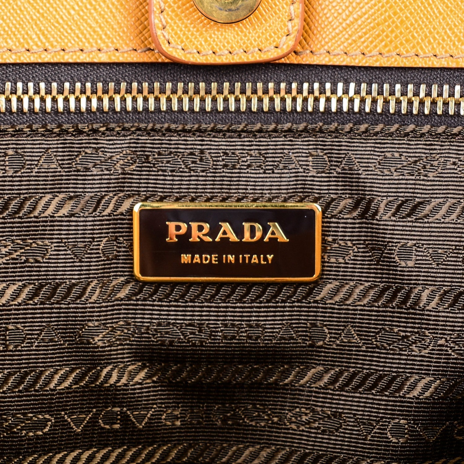 Prada Saffiano Lux Large Tote Orange 6 of 8