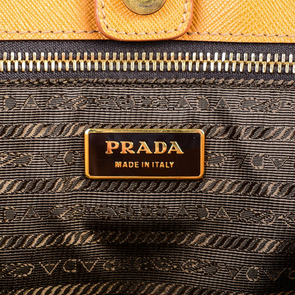 Prada Saffiano Lux Large Tote Orange 6 of 8