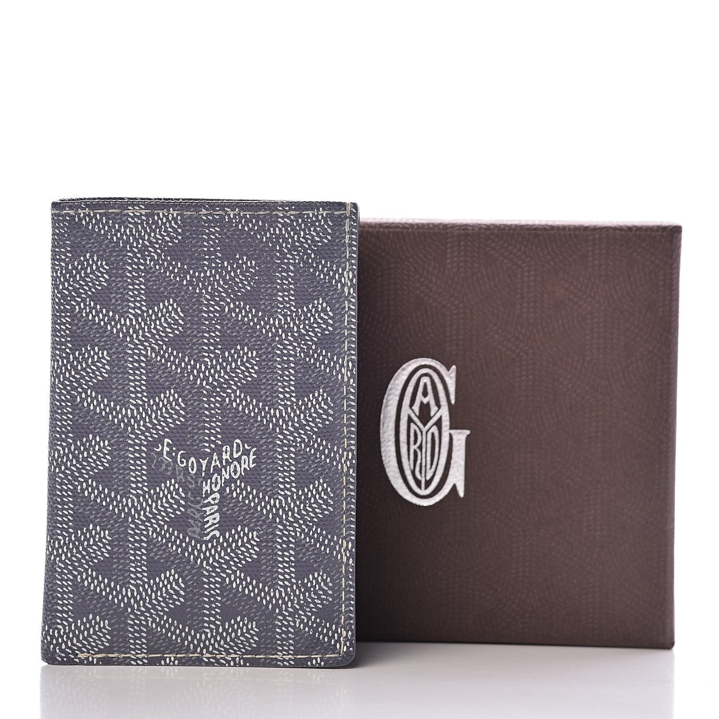 Goyardine Saint Pierre Card Holder Grey