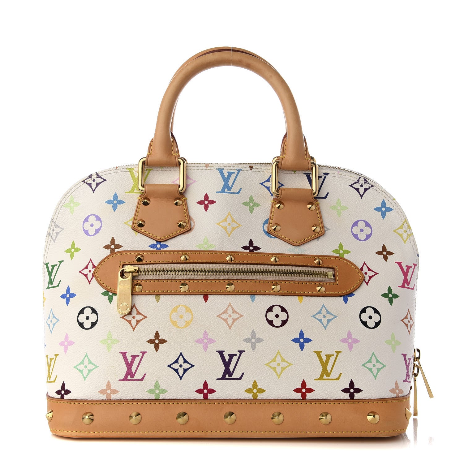 Louis Vuitton Monogram Multicolor Alma White 1 of 7
