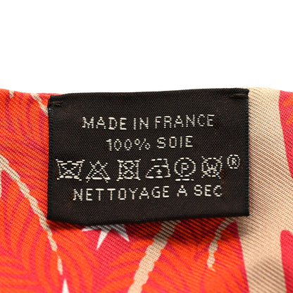 Hermes Silk Le Charme D Orphee Twilly Vermillon Beige 3 of 4
