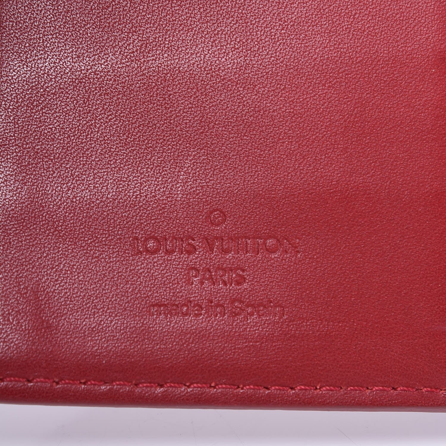 Louis Vuitton Vernis Small Ring Agenda Cover Pomme D'Amour 6 of 8