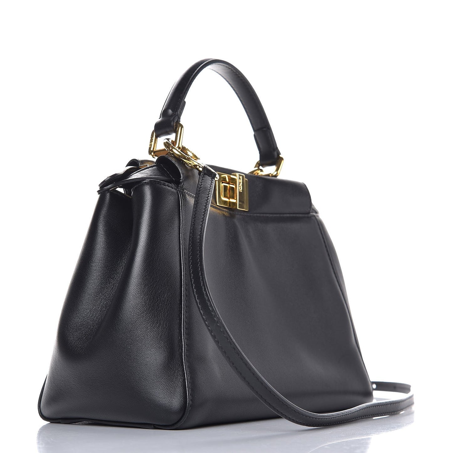 Nappa Mini Peekaboo Iconic Satchel Black