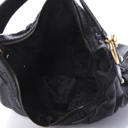 Gucci Calfskin Medium Jockey Hobo Black 5 of 12