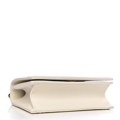 Christian Dior Lambskin Studded Small Diorama Flap Bag Off White 4 of 12