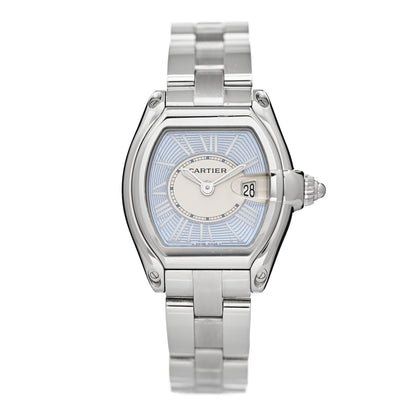 Cartier Stainless Steel 31mm Roadster Quartz Watch Blue 1 of 5