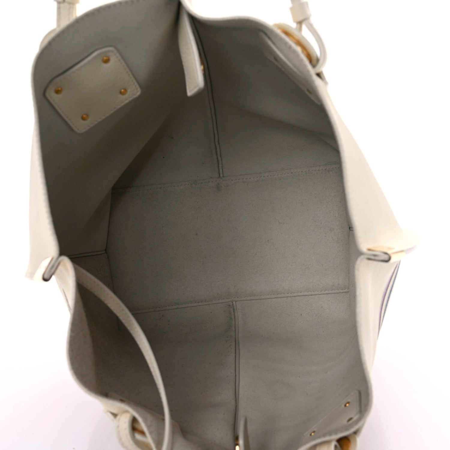 Chloe Smooth Calfskin Medium Vick Tote Off White 15 of 22