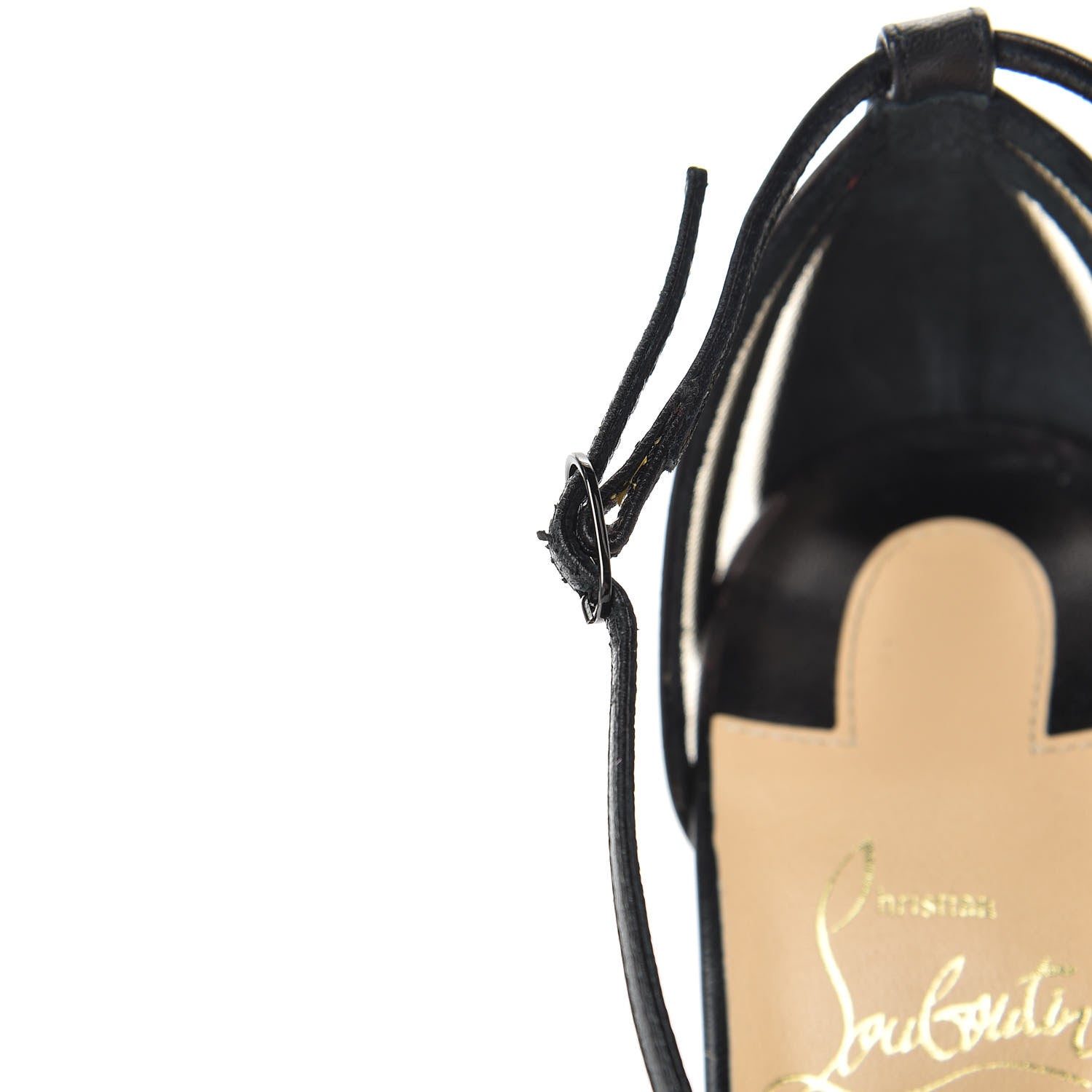 Christian Louboutin Kid Rete Theodorella 100 Pump 36.5 Black 9 of 10