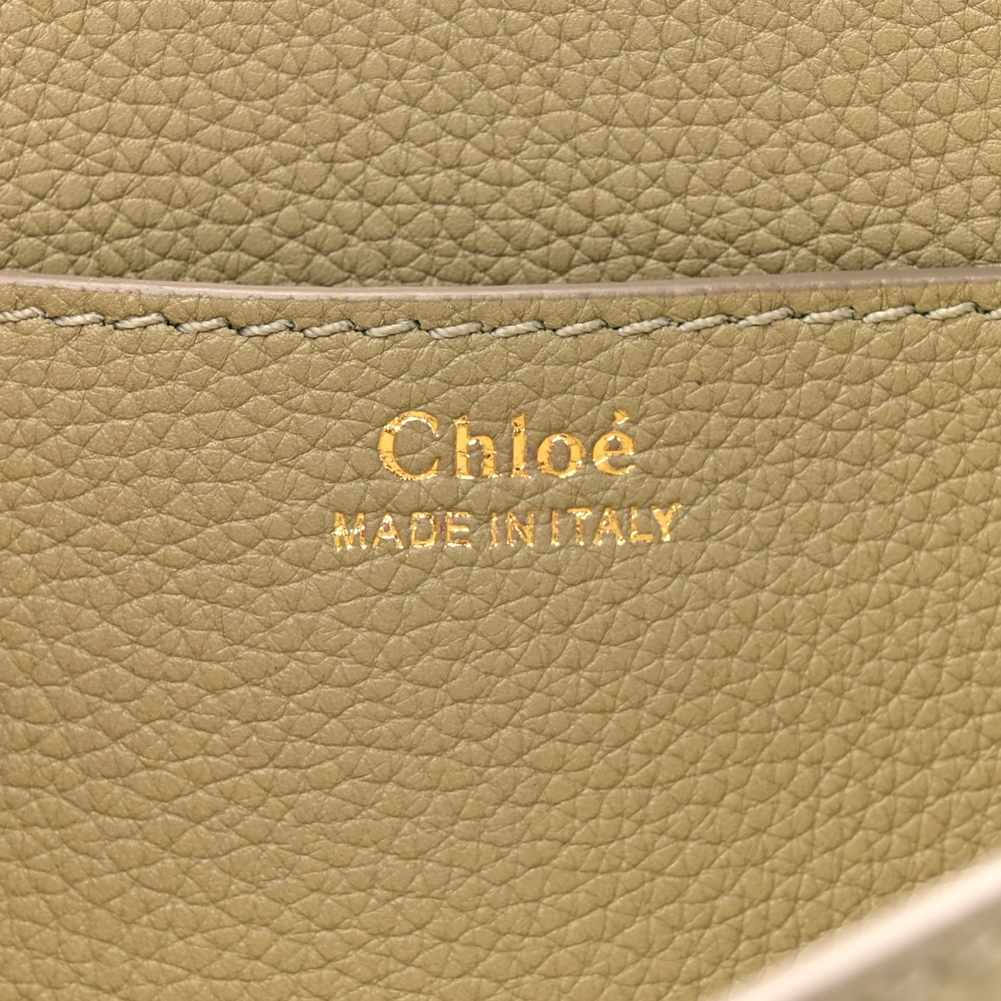 Calfskin Marcie Chain Flap Bag Pottery Green