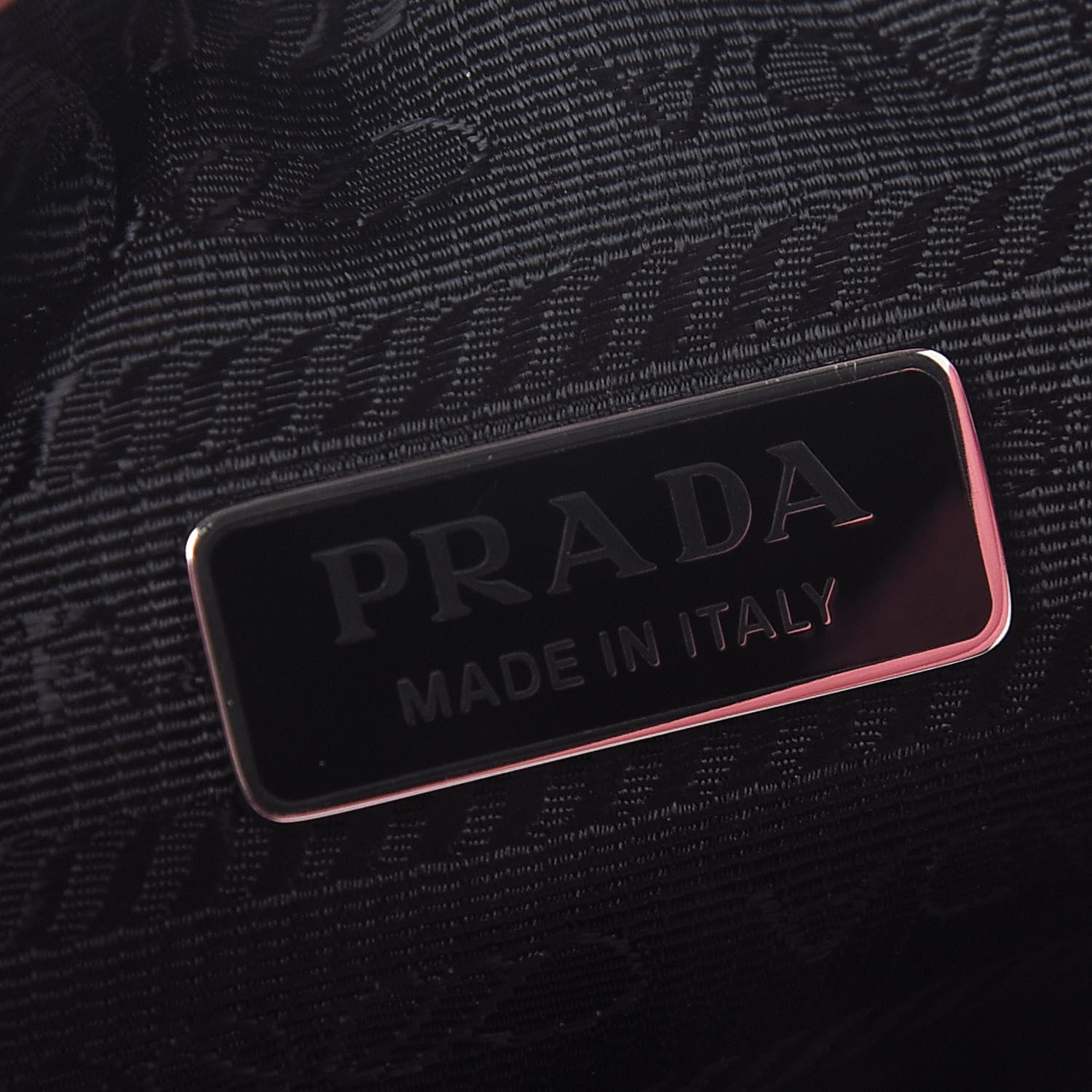 Prada Terry Cloth Mini Re-Edition 2000 Bag Petalo Black 5 of 8