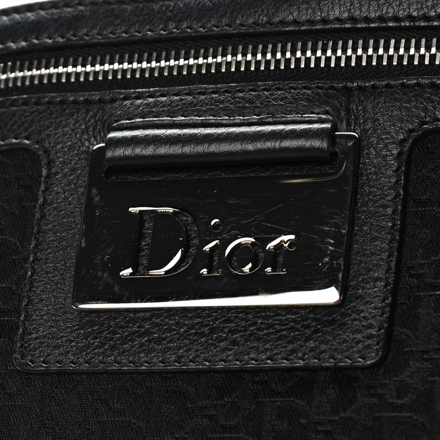 Monogram Street Chic Messenger Black