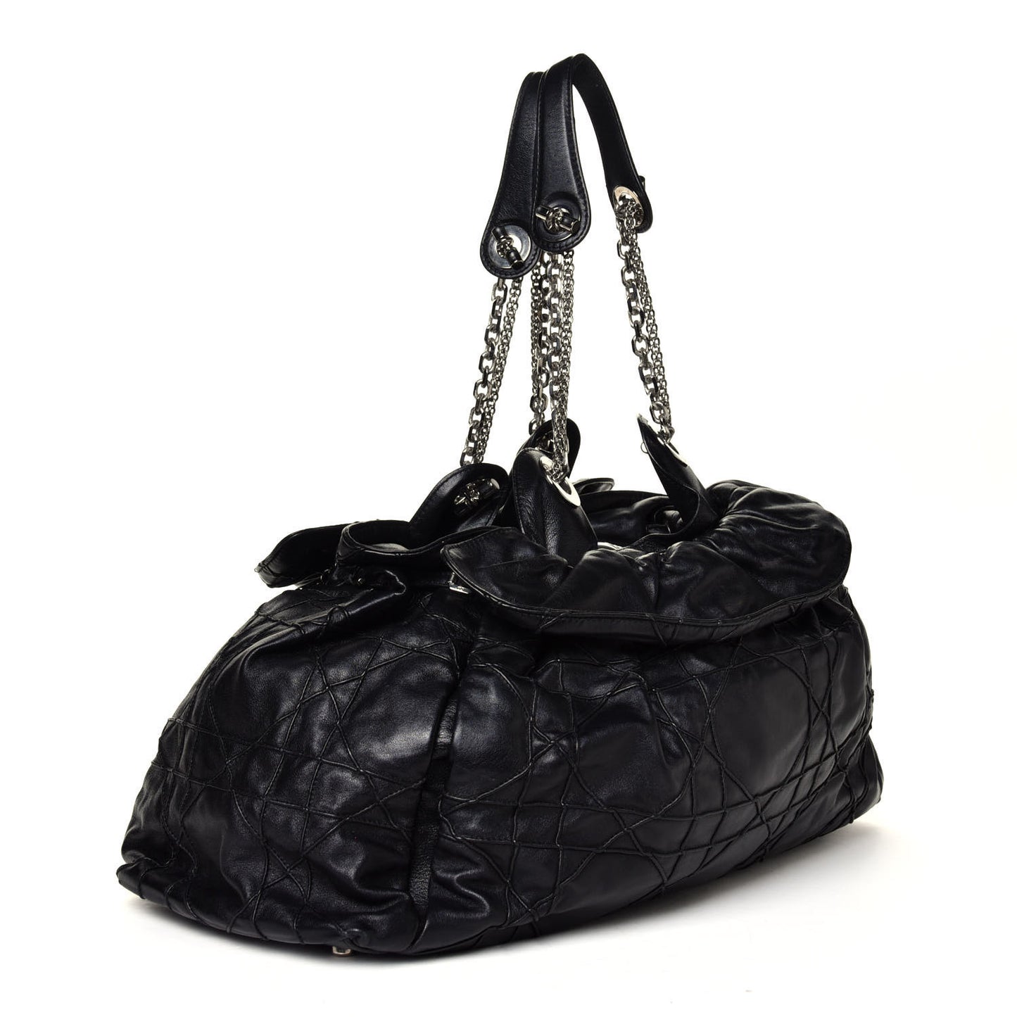 Lambskin Cannage Le Trente Tote Black