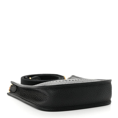 Hermes Taurillon Clemence Evelyne TPM Black 4 of 11