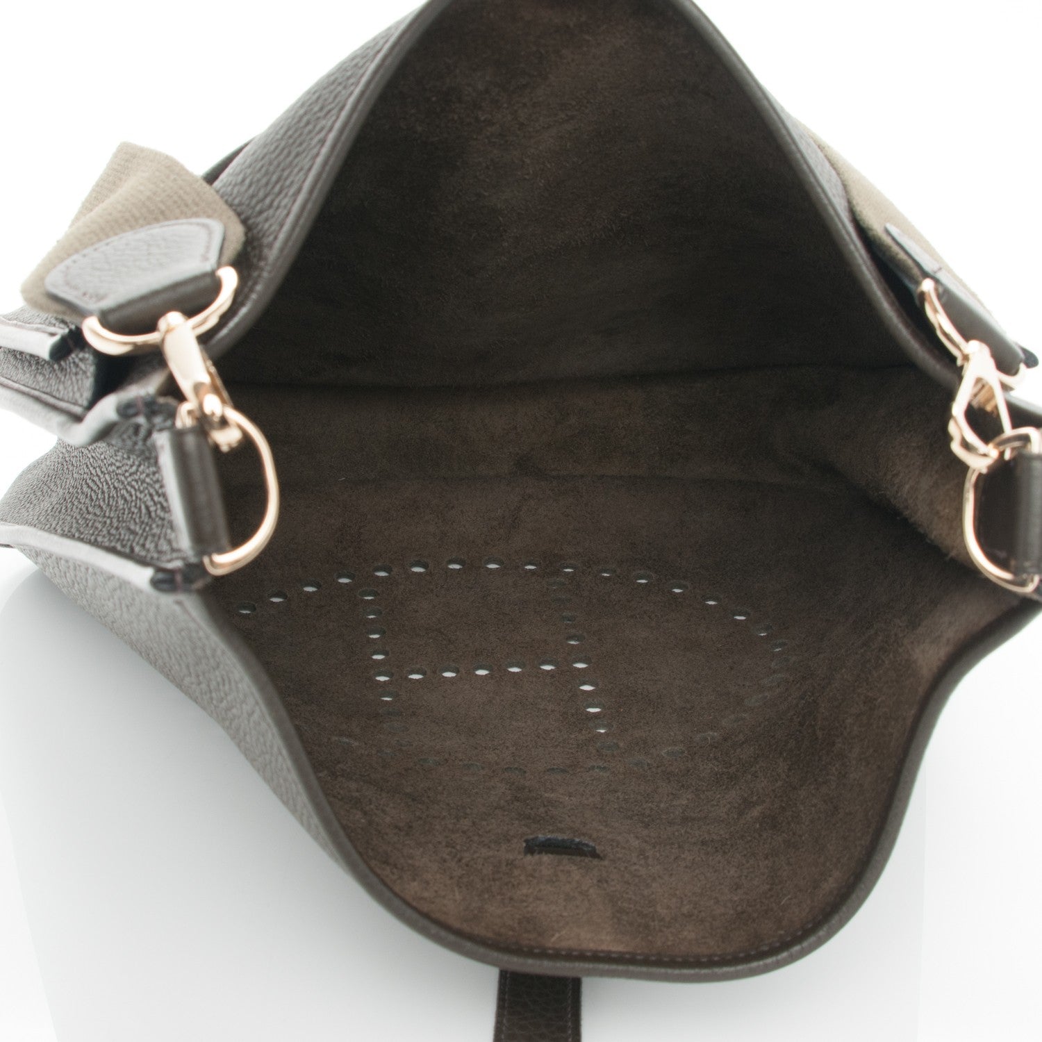 Hermes Taurillon Clemence Evelyne II GM Vert de Gris 4 of 7