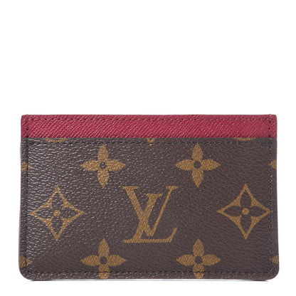 Louis Vuitton Monogram Card Holder Fuchsia 1 of 8