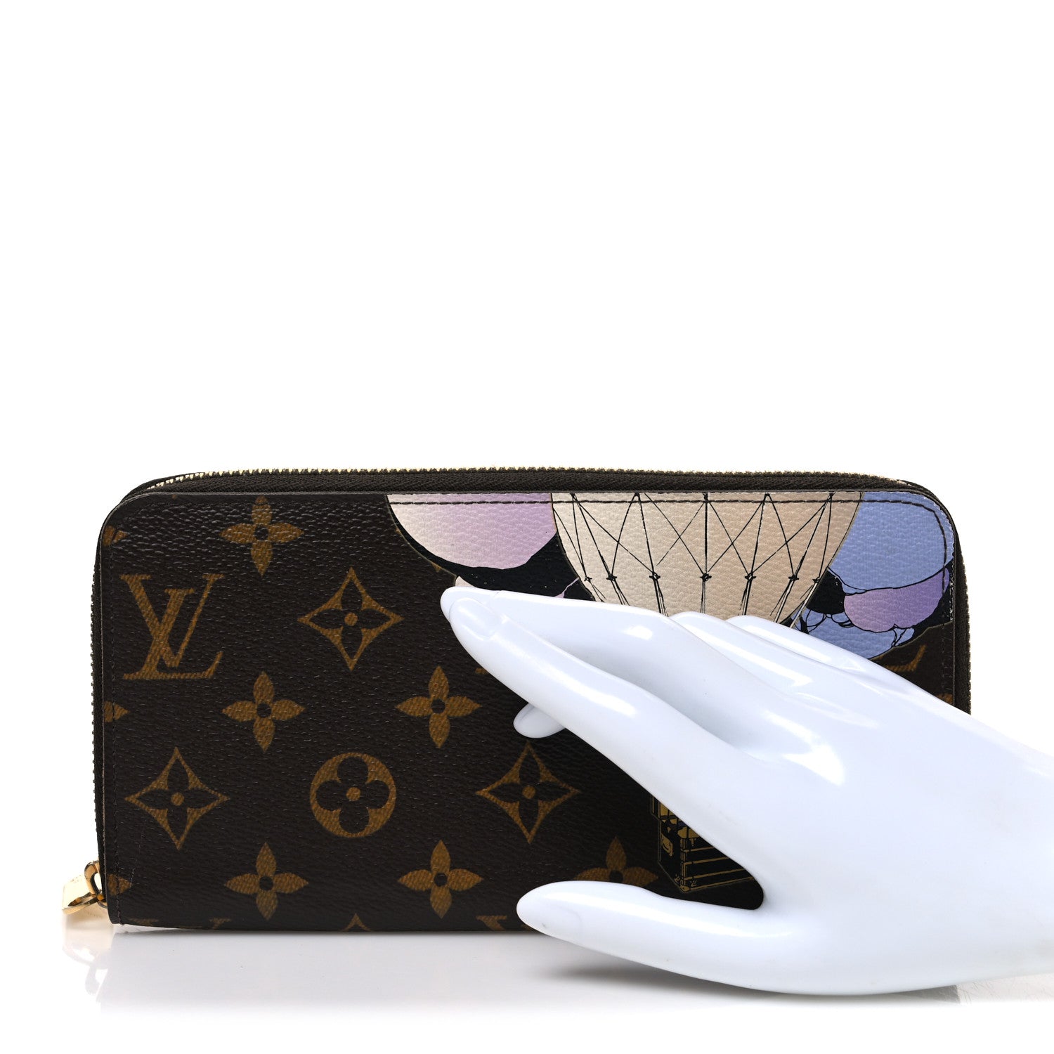 Louis Vuitton Monogram Illustre Zippy Wallet 2 of 7