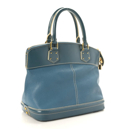 Louis Vuitton Suhali Lockit PM Blue 3 of 9