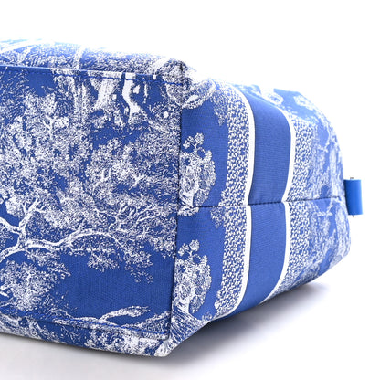 Christian Dior Technical Fabric Toile De Jouy DiorTravel Nomad Pouch Fluorescent Blue 10 of 11