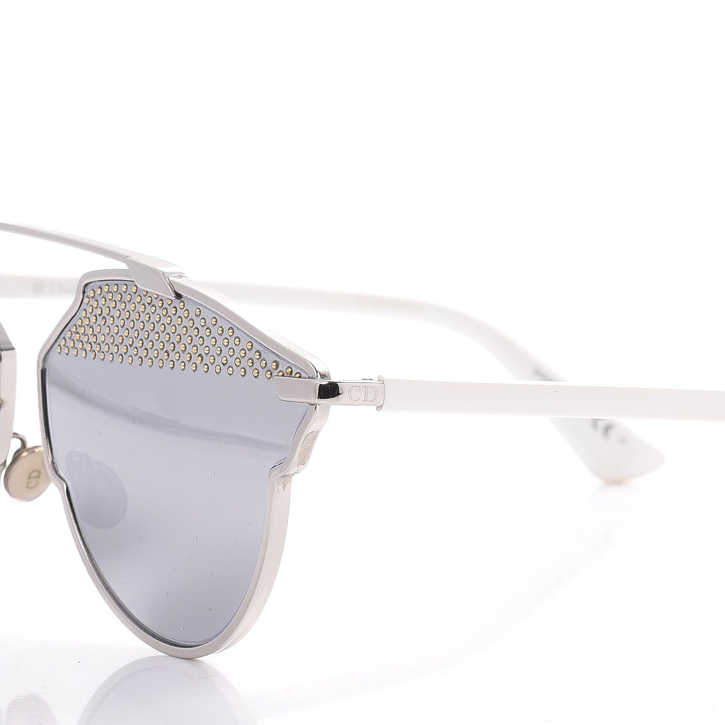 Studded So Real Sunglasses Silver