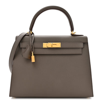 Hermes Epsom Kelly Sellier 28 Etain 1 of 11