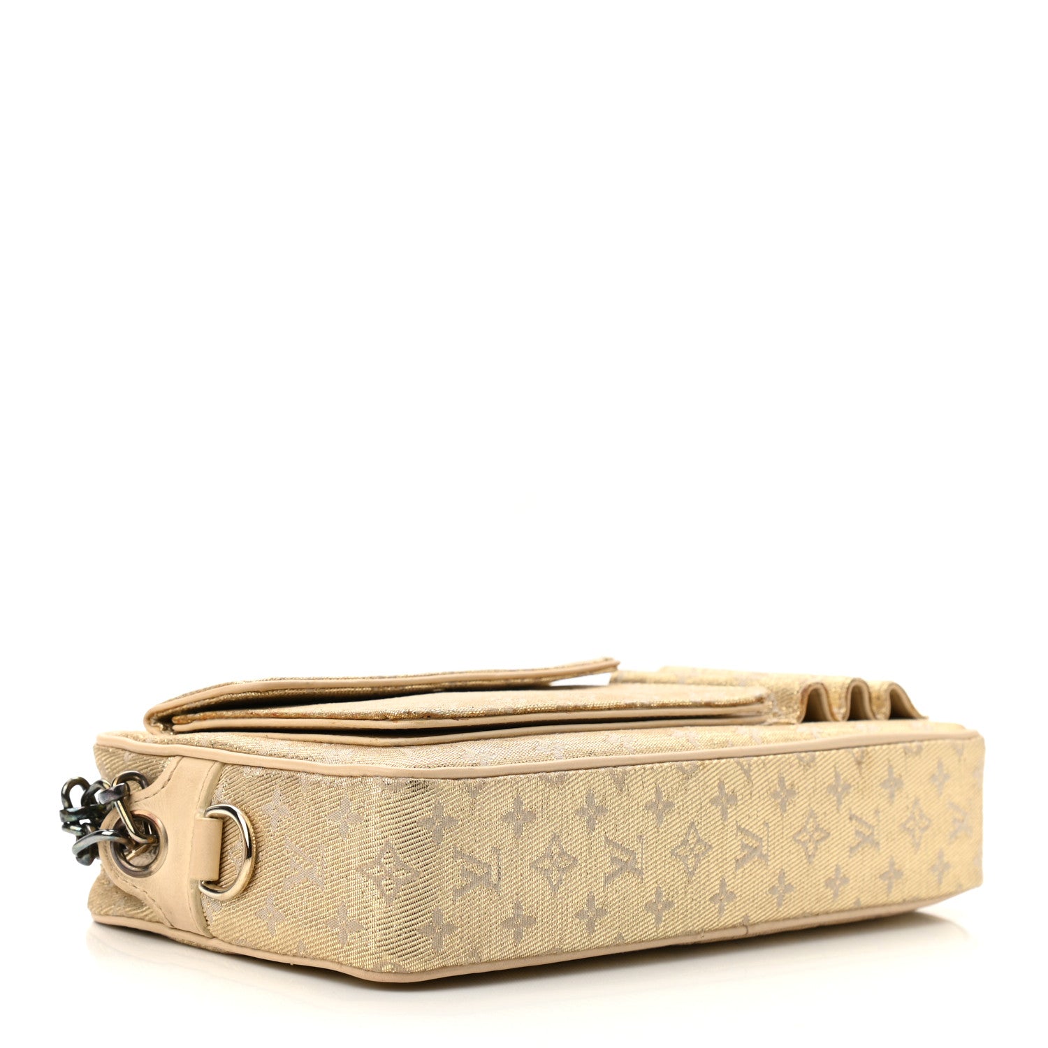 Louis Vuitton Mini Lin Shine McKenna Camera Bag Gold 4 of 12