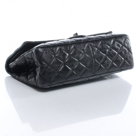 Chanel Calfskin 2.55 Reissue 226 Flap Metallic Black 4 of 8