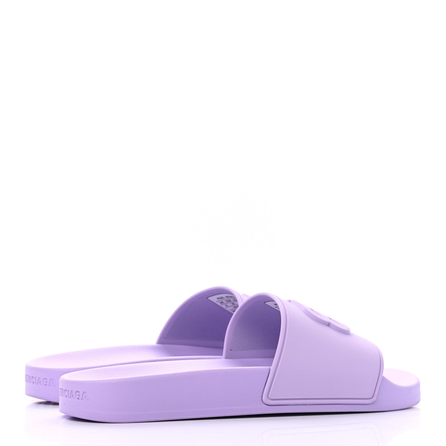 Rubber BB Womens Pool Slide Sandals 39 Lilac