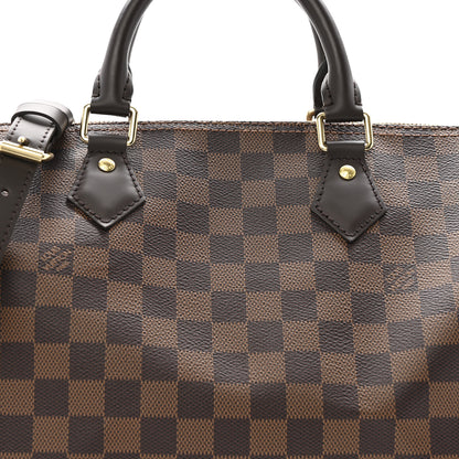 Louis Vuitton Damier Ebene Speedy Bandouliere 30 6 of 12
