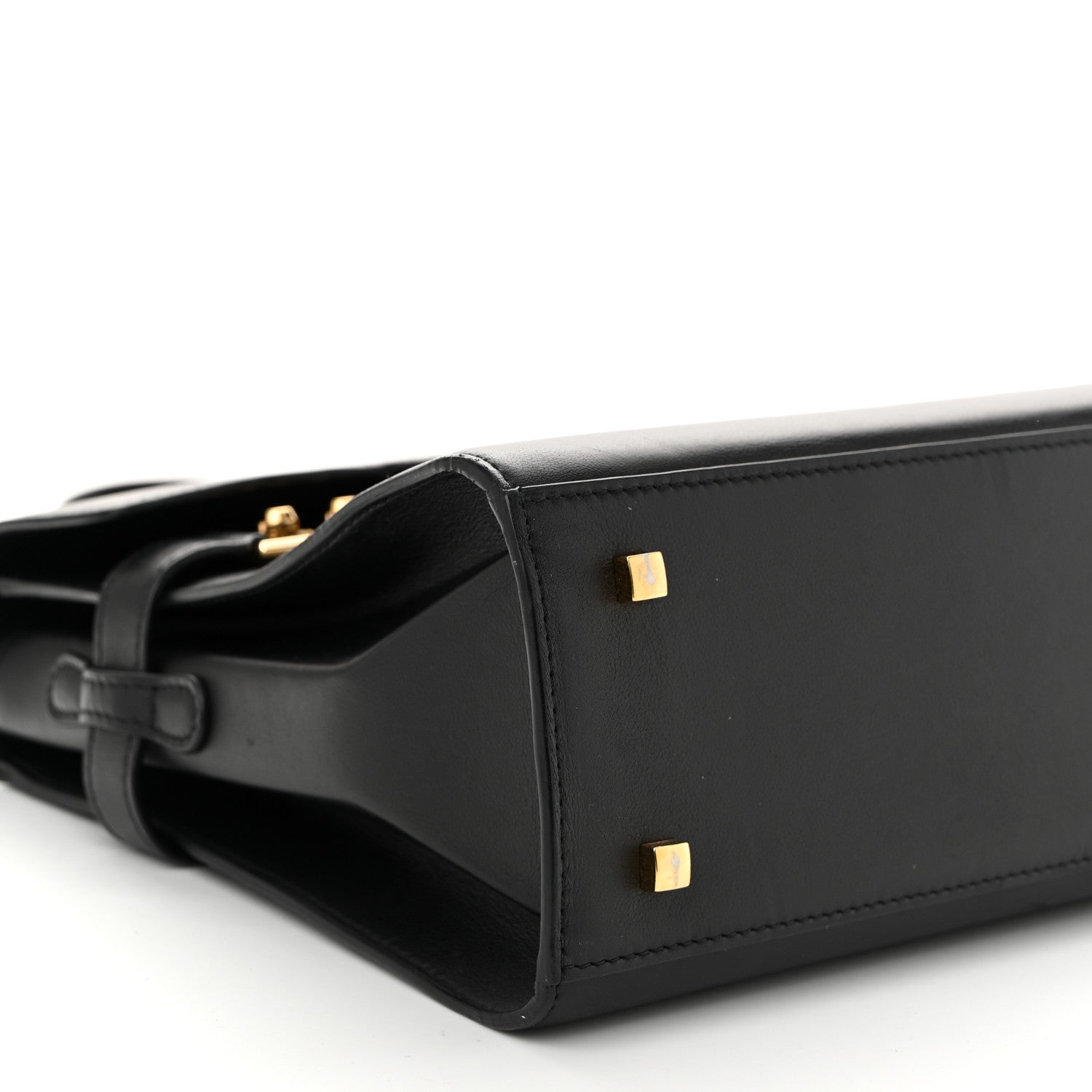 Delvaux Calfskin MM Tempete Satchel Black 10 of 13