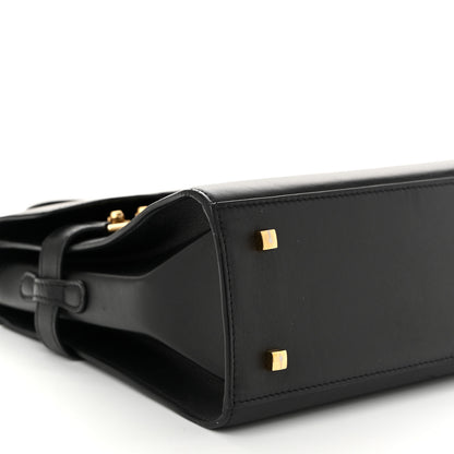 Delvaux Calfskin MM Tempete Satchel Black 10 of 13