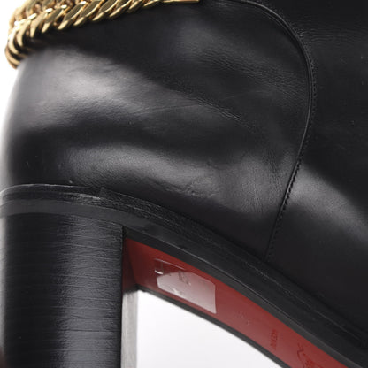 Christian Louboutin Calfskin Napaleona 70 Spikes Boots 40 Black 9 of 15